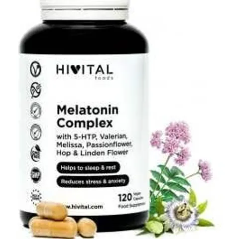 Hivital Foods Melatonin Complex 120 VCaps – imagen 4