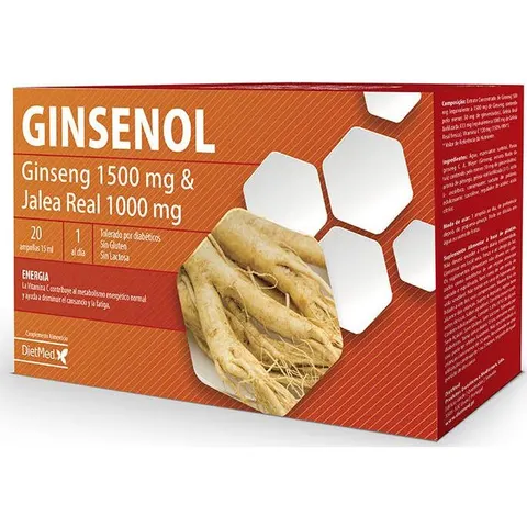 DietMed Ginsenol 20 Ampollas – imagen 3