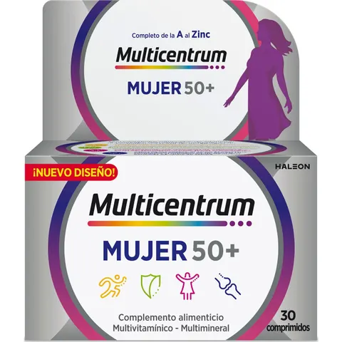 Multicentrum Mujer 50+ 30 comp – imagen 2