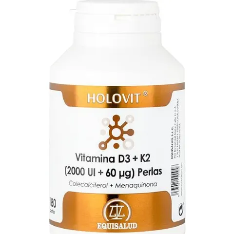 Equisalud Holovit Vitamina D3 2000Ui+K2 180 Perlas – imagen 2