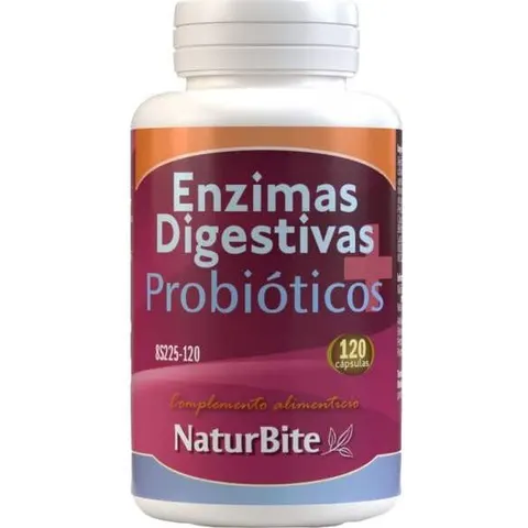 Naturbite Enzimas Digestivas+Probióticos 120caps – imagen 2