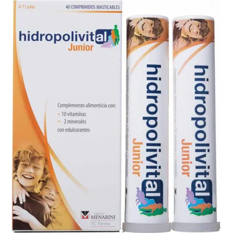 Hidropolivital Junior 40 Comprimidos Masticables – imagen 3