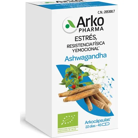 Arkocápsulas Ashwagandha BIO 45 Cápsulas – imagen 2