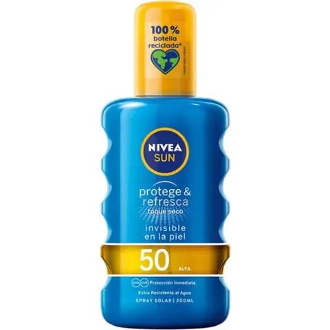 NIVEA Sun Protege Refresca Spray SPF50 200ml – imagen 4