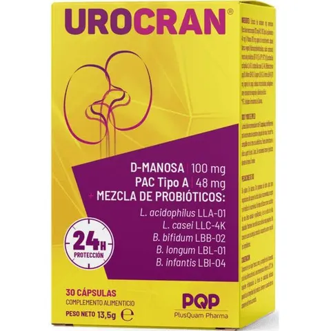 Plusquam Pharma Urocran 30 Cápsulas – imagen 2