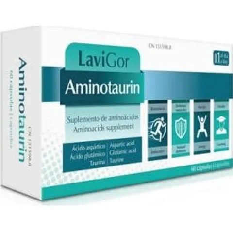 Lavigor Aminotaurin 60 caps – imagen 4