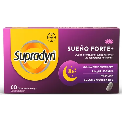 Supradyn Sueño Forte+ 60comp – imagen 2