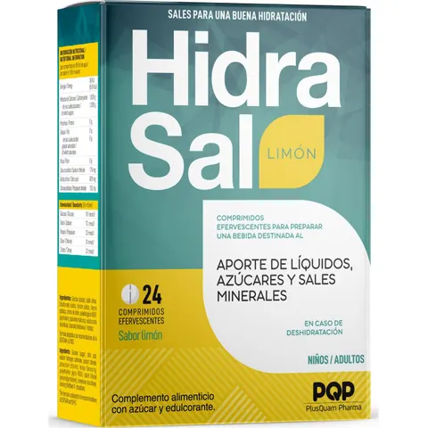 Plusquam Pharma Hidrasal Limón 24comprimidos – imagen 2