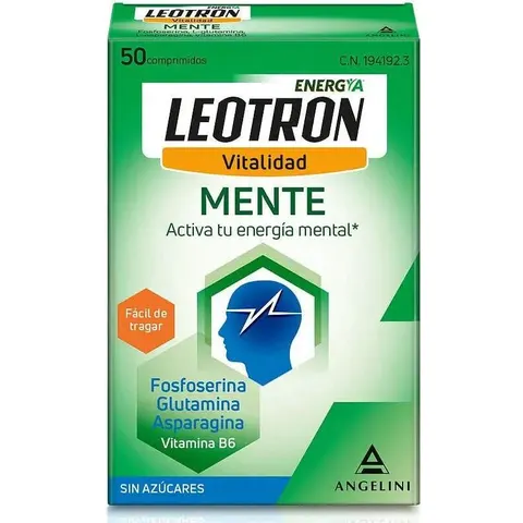 Leotron Vitalidad Mente 50 Comprimidos – imagen 2