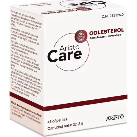 Aristo Care Colesterol 45 Cápsulas – imagen 2