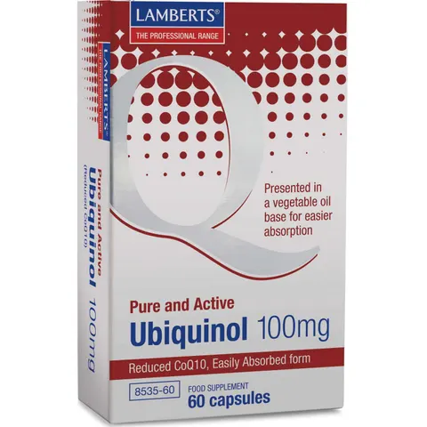 Lamberts Ubiquinol 100mg 60caps – imagen 2
