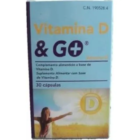 Laboratorios Pharma&Go Vitamina D 30 Cápsulas – imagen 2