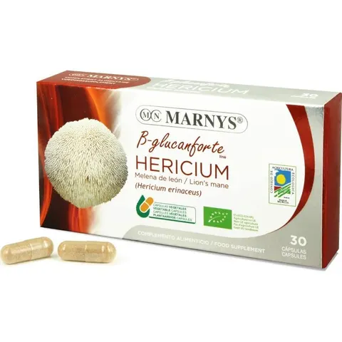 Marnys B-glucanforte Hericium BIO 30 caps – imagen 2