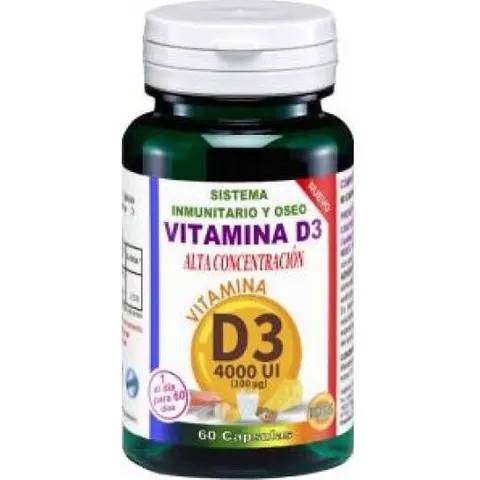 ROBIS Vitamina D3 4000 Ui 60 caps – imagen 4