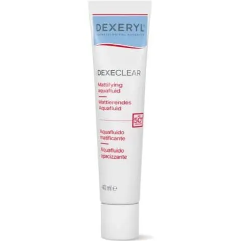 Dexeryl Dexeclear Aquafluido Matificante SPF50+ 40ml – imagen 2