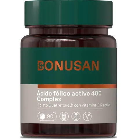 Bonusan Ácido Fólico Activo Plus 90 comp – imagen 3