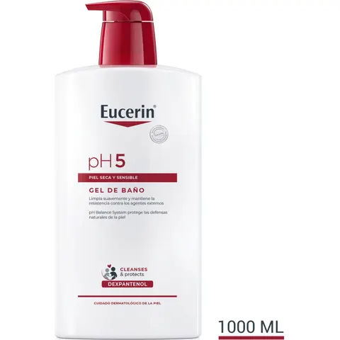 Eucerin Gel de Baño pH5 1000ml – imagen 2