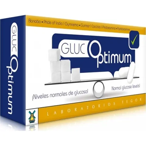 Laboratorios Tegor Glucoptimum suplemento 60 capsulas – imagen 4