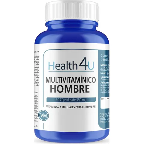 H4U Multivitamínico Hombre 30 Cápsulas – imagen 2