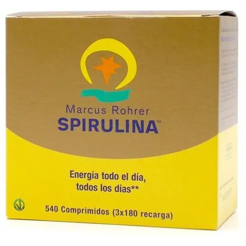 Marcus Rohrer Spirulina Recharge 540 Tabletas – imagen 4