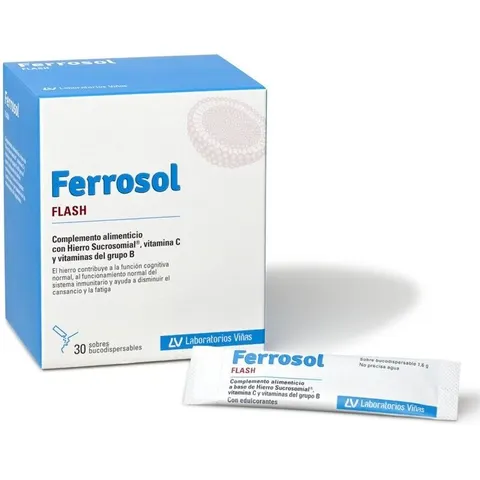 Ferrosol Flash 30 sobres – imagen 4