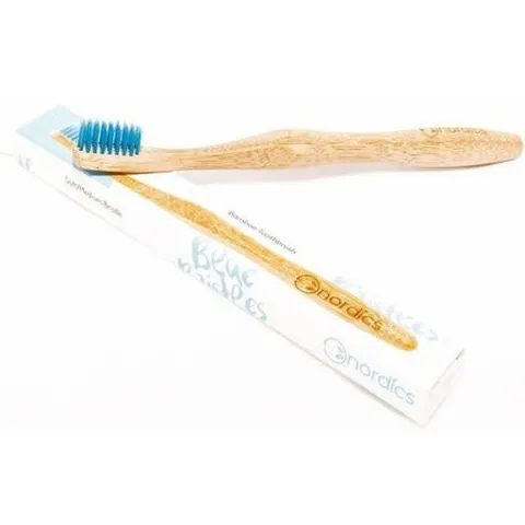 Nordics Cepillo Dental Bambú Azul – imagen 3