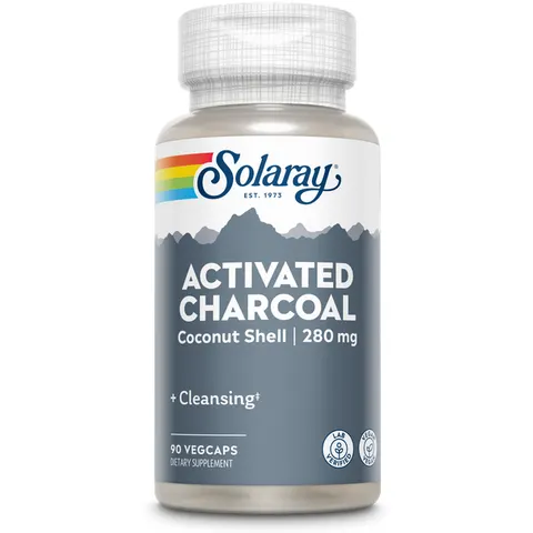 Solaray charcoal activated 90 cap. – imagen 3