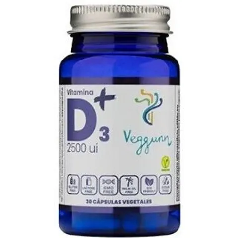 Veggunn vitamina d3+ 2500ui 30cap. – imagen 3