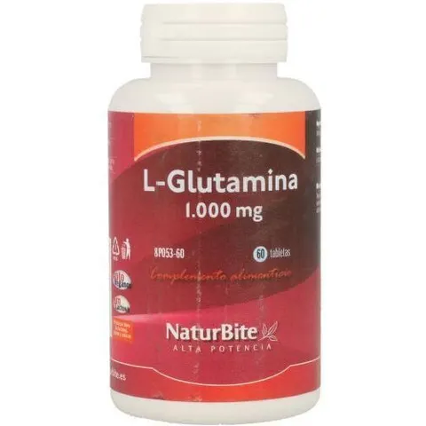 Naturbite L-Glutamina 1000 mg 60 tab – imagen 3
