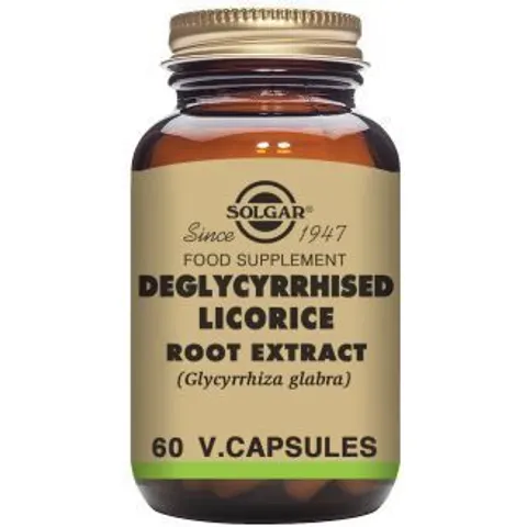 Solgar Deglycyrrhis Licorice Root Extract 60 VCaps – imagen 4
