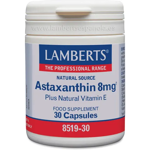 Lamberts astaxantina 8mg. con vit. e 30cap. – imagen 5