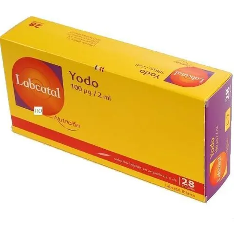 Labcatal 7 (Iodo) 28 Ampollas – imagen 3