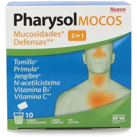 Pharysol Mocos 10 Sobres Efervescentes – imagen 3