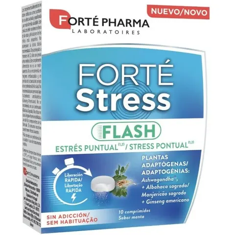 Forté Stress Flash Menta 10 Comprimidos – imagen 4