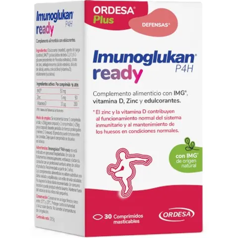 ORDESA Imunoglukan P4H Ready 30 comp – imagen 3