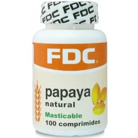 FDC Papapaya Enzimas 100 Comprimidos – imagen 2