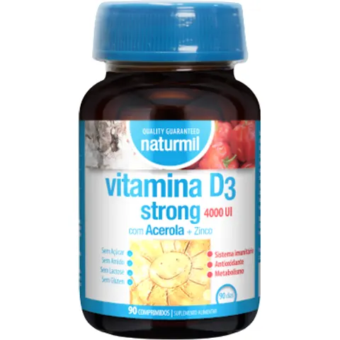 Naturmil Vitamina D3 Strong 90comp – imagen 4