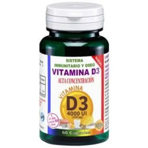 ROBIS Vitamina D3 4000 Ui 60 caps – imagen 3