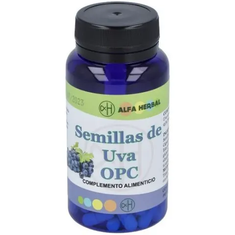 Alfa herbal opc semillas de uva 90cap. – imagen 4