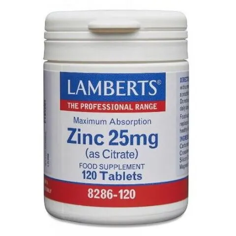 Lamberts ZINC 25mg 120 Tabs – imagen 4