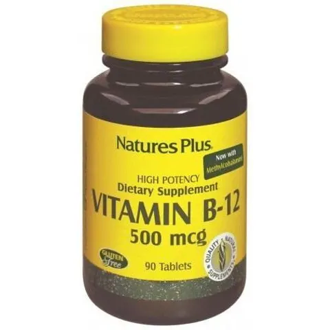 Natures plus vitamina b12 500mcg. 90comp. – imagen 3