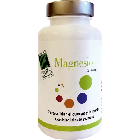 100% Natural Magnesio 90 Cápsulas – imagen 4