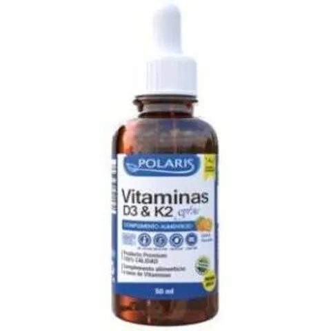 Polaris Vitamina D3 K2 Gotas 50ml – imagen 3