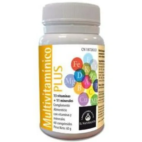 El naturalista multivitaminico plus 60comp. – imagen 3