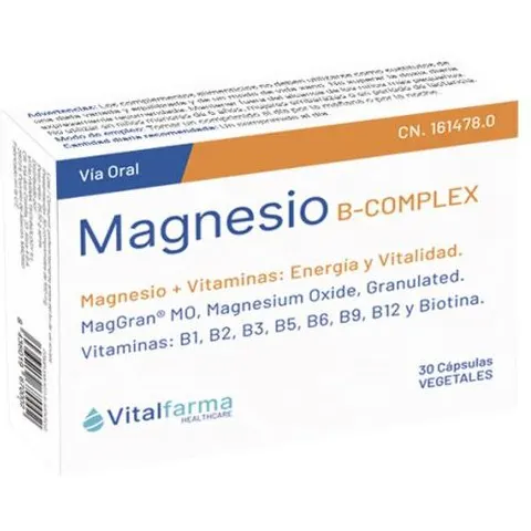 Vitalfarma magnesio + b-complex 30cap. – imagen 3