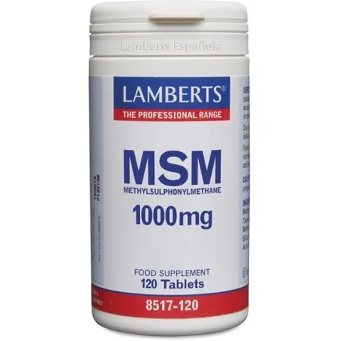 Lamberts MSM 1000mg 120 comprimidos – imagen 5