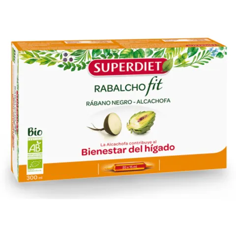 Superdiet Rabalchofit 20 Ampollas – imagen 3