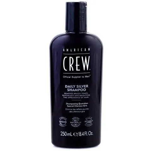 American crew daily silver shampoo 250ml – imagen 2