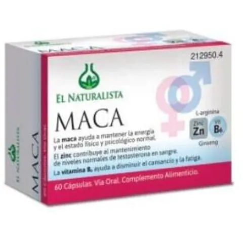El Naturalista Maca 60 caps – imagen 2