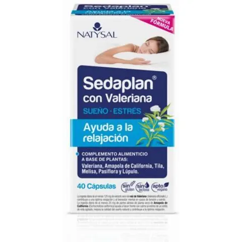 Natysal Sedaplan con Valeriana 40 Cápsulas – imagen 4